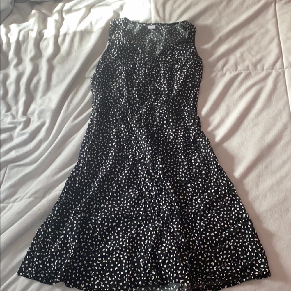 Old navy black printed dress